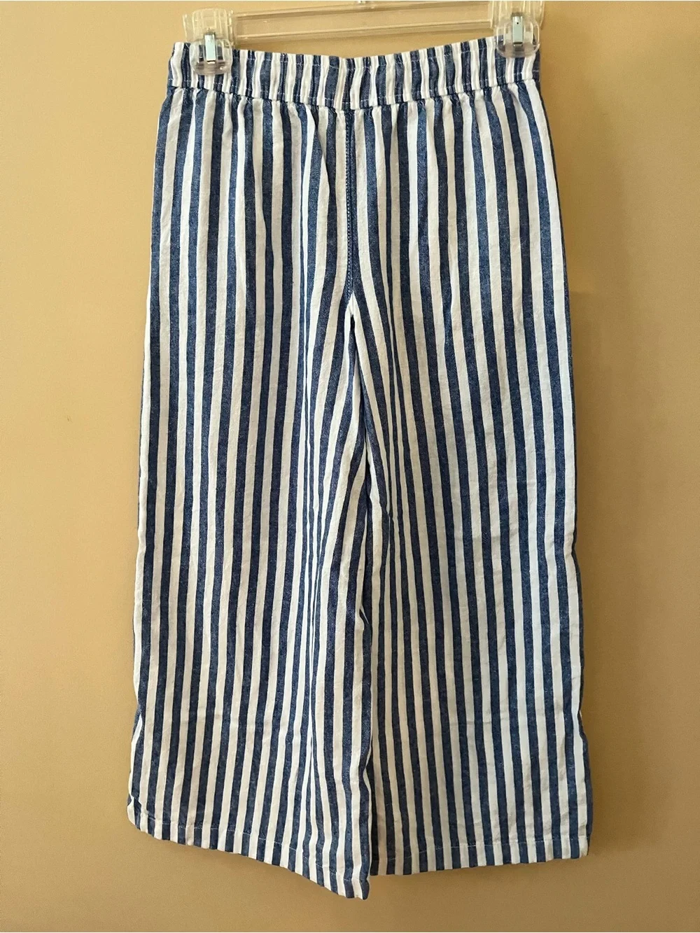 Old Navy Blue and White Striped Pants